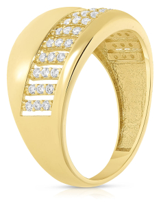 inel aur 14 kt si cubic zirconia MS311Y-I