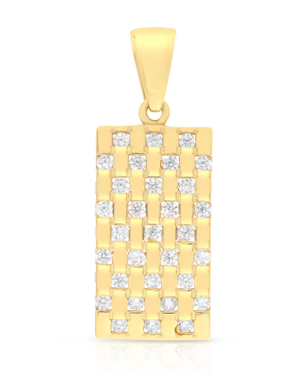 Pandantive aur 14 kt si cubic zirconia MS267Y-P
