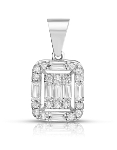 pandantiv aur 14 kt si cubic zirconia TS054W-P