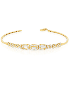 bratara aur 14 kt si cubic zirconia TTK2157Y-B