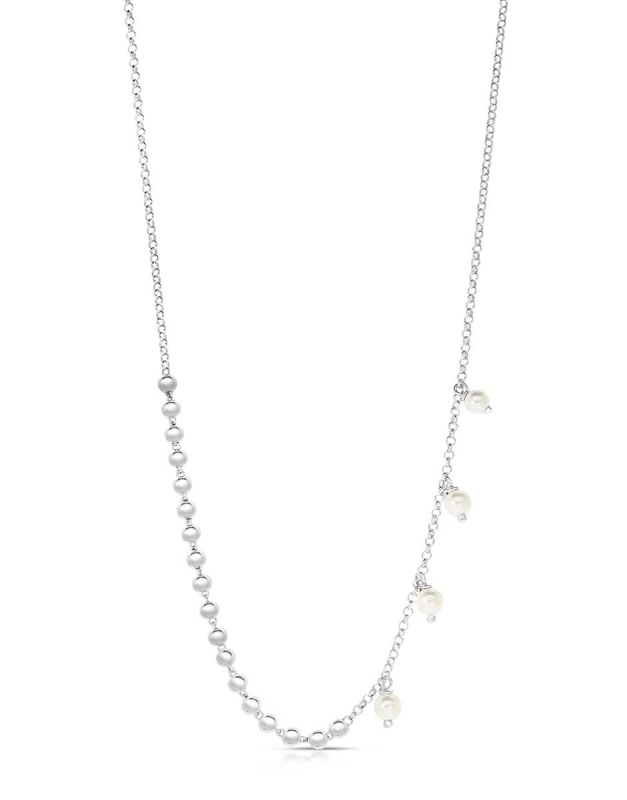 Coliere argint 925 cu perle DB055-CL6-RH-W