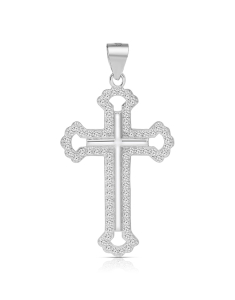 argint 925 cruce si cubic zirconia 