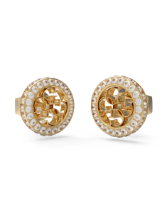 Cercei Guess 4G Crush stud cu cristale