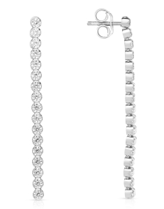 argint 925 stud lung tennis si cubic zirconia 