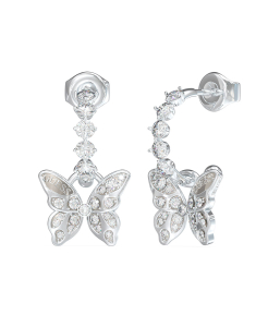 Guess Chrysalis lungi cu fluture si cristale 