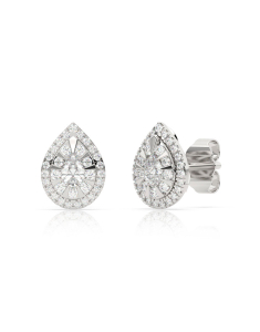 aur 14 kt stud cu diamante 