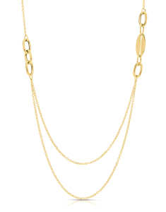 colier aur 14 kt FR549-CL-Y