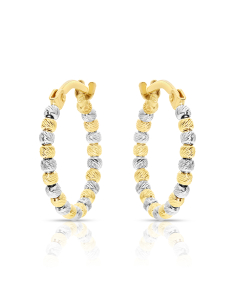 cercei aur 14 kt rotunzi GZ029-YW