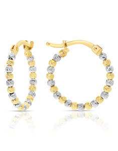 cercei aur 14 kt rotunzi GZ029-YW