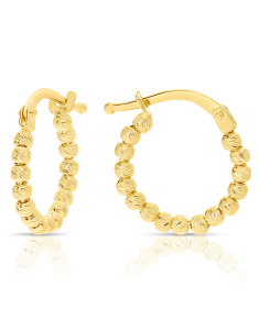cercei aur 14 kt rotunzi GZ031-Y