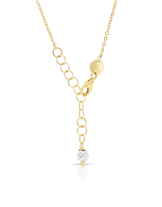 colier aur 14 kt cu sfere MC042-CL2-YW