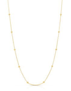 colier aur 14 kt cu sfere MCCV010-CL-Y
