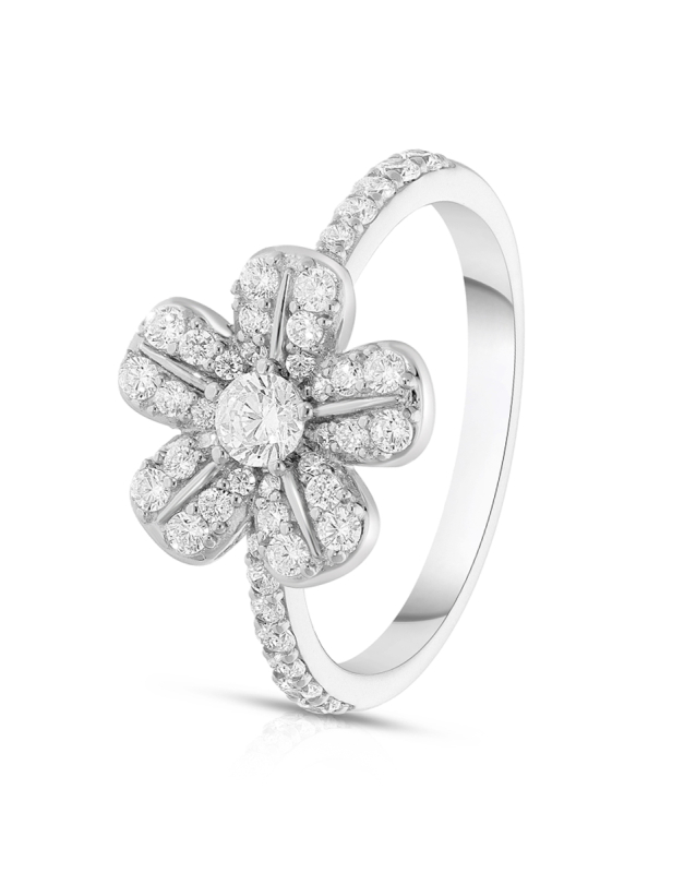 Inele argint 925 cu cubic zirconia si floare R4ASUM00L600L8QB0