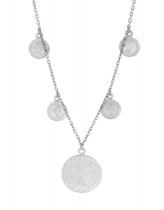 colier Bijuterii argint Lucky Coin CLGG5356-RH