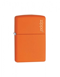 bricheta Zippo Orange Matte Logo 231ZL