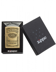 Bricheta Zippo Whisky Edition High Polish Solid Brass Jack Daniels 254BJD.428