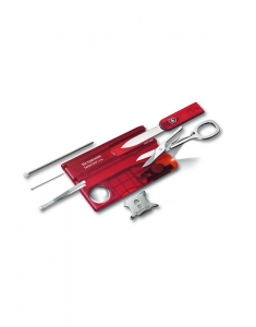 briceag Victorinox Swiss Army Knvies Swiss Card Lite Red Translucent 0.7300.T