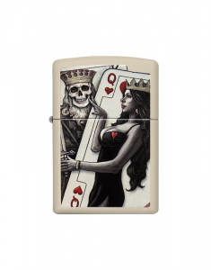 Bricheta Zippo Special Edition Skull, King, Queen Beauty 29393