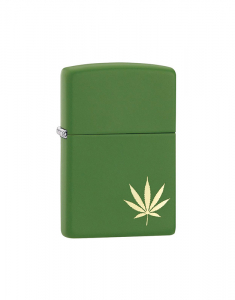 bricheta Zippo Classic Marijuana Leaf on the Side 29588