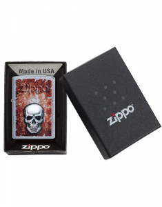 Bricheta Zippo Special Edition Rusted Skull Design 29870