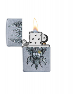 Bricheta Zippo Classic Viking Warrior Design 29871