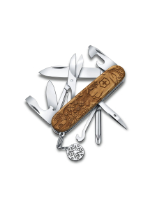 briceag Victorinox Swiss Army Knives Super Tinker Wood Winter Magic Limited Edition 2022 1.4701.63E1