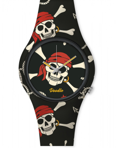 Doodle Black Pirates Skulls DOSK004