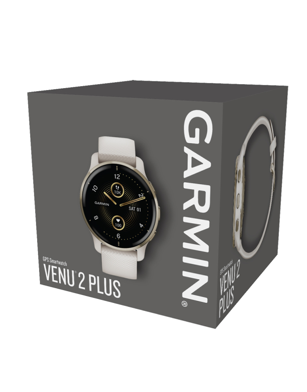 Garmin Venu® 2 Plus Ivory Cream Gold 010-02496-12