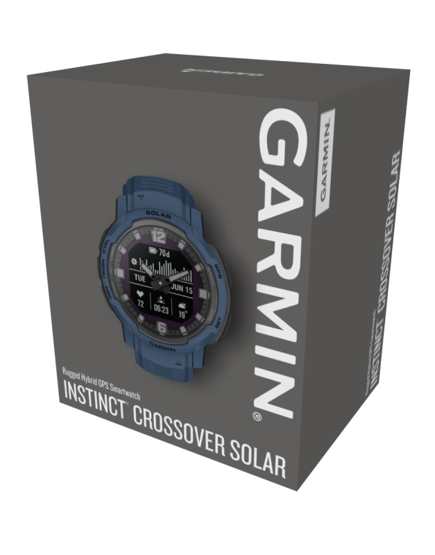 Garmin Instinct Crossover Solar Tidal Blue 010-02730-02