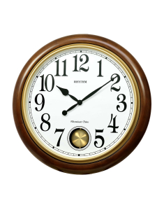 Rhythm Wooden Wall Clocks CMJ579NR06