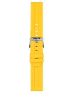 curea cu catarama Tissot Official Yellow Silicone Strap T852047916