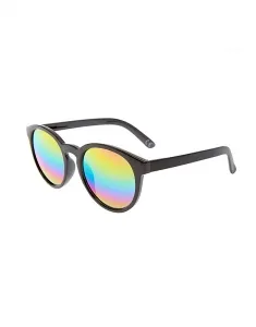 Claire's Black Mirrored Cat Eye Sunglasses 80780