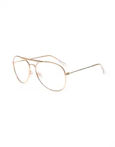 Claire's Rose Gold Metal Aviator Glasses 2215